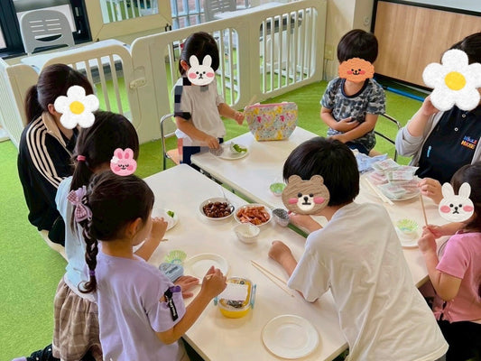 役割分担してランチクッキング🍳⭐️