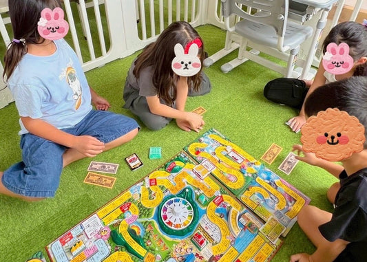 みんなで同じボードゲームをする🙌⭐️