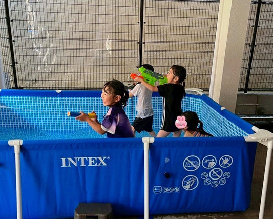 夏の水鉄砲大会🔫