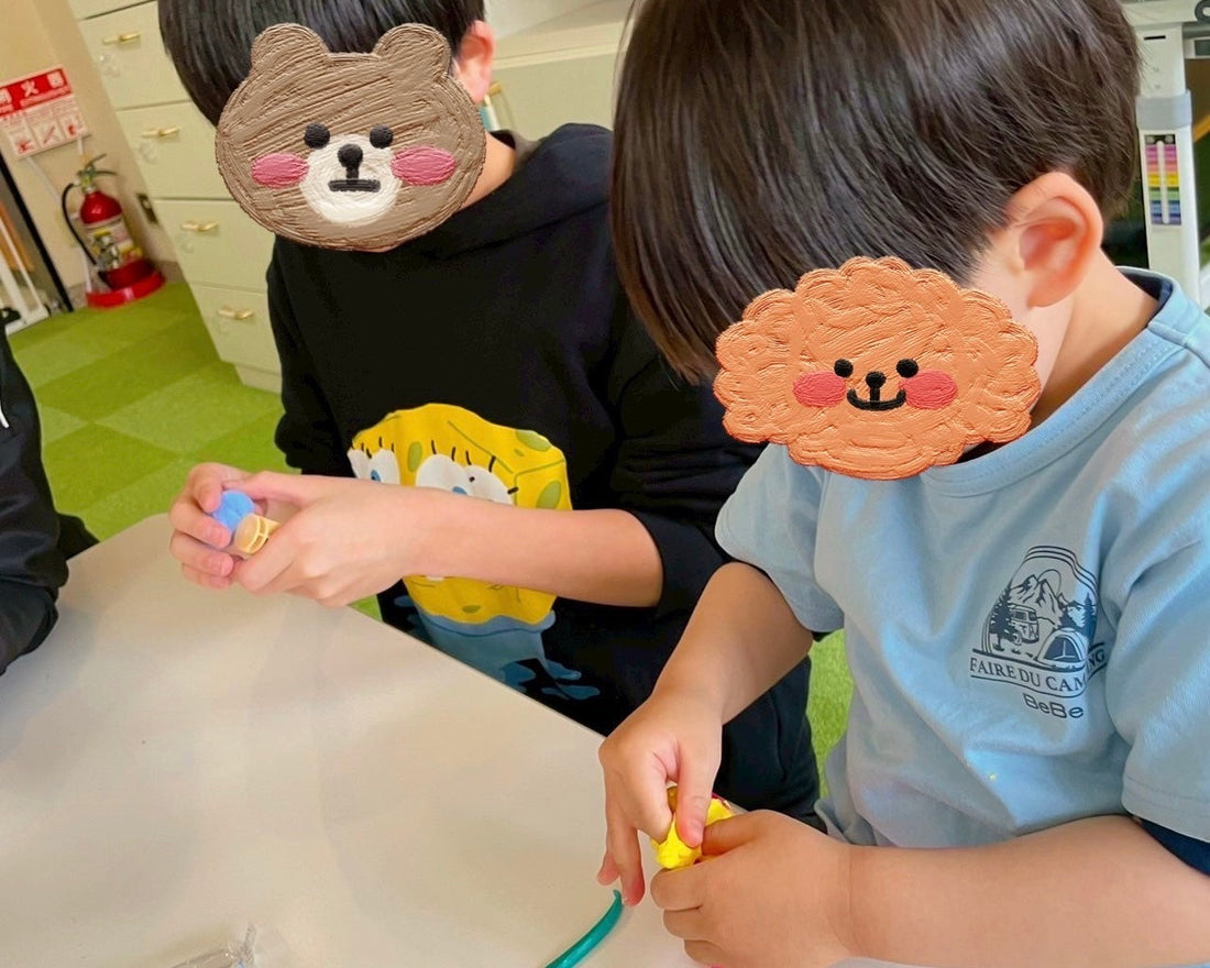 粘土で想像を形にしていく✨
