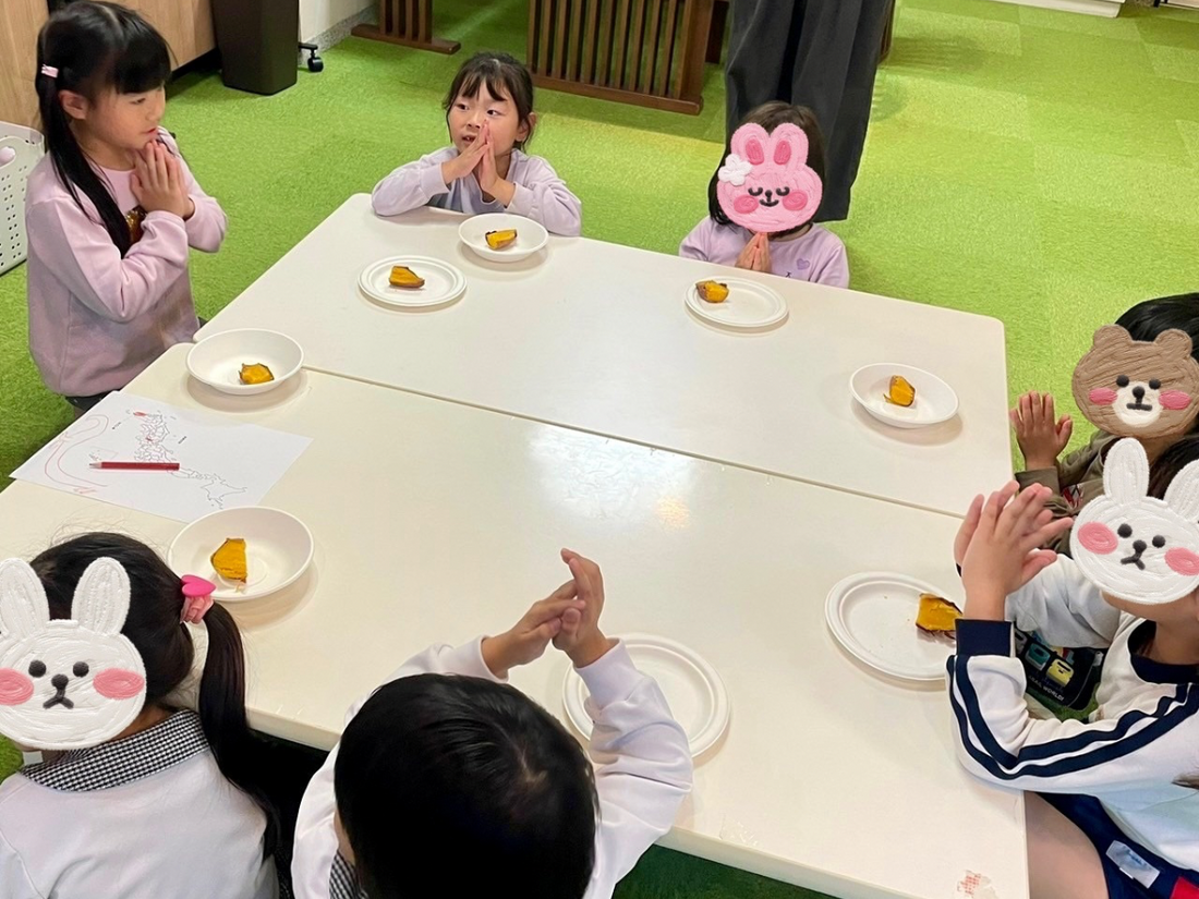 【食育】鹿児島県から届いた安納芋を味わう✨